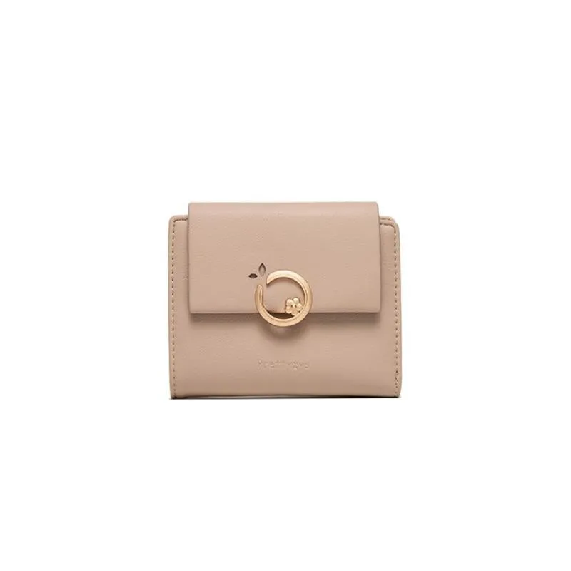 Flower Buckle Flip Cover Wallet