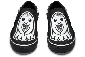 Flower Ghost Slip On Shoes