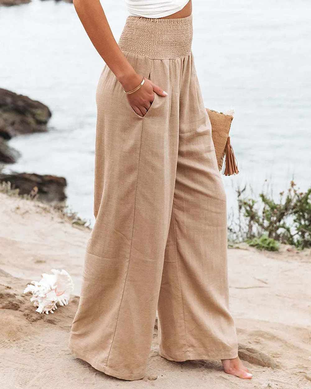 Flowing Wide-Leg Trousers: High-Waisted Comfort