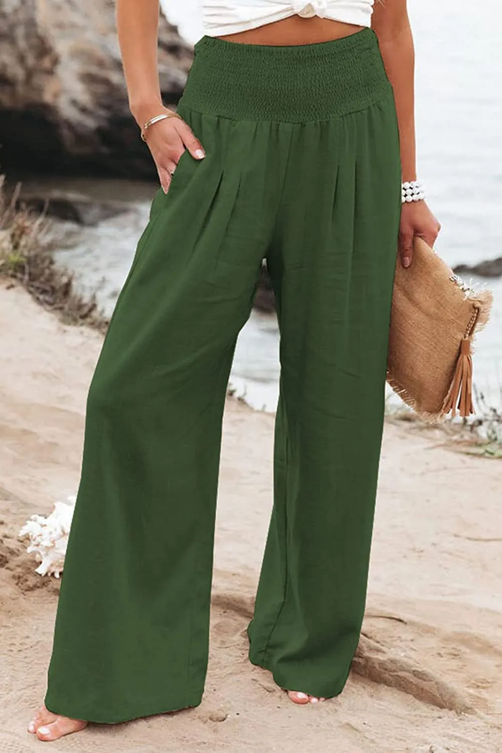 Flowing Wide-Leg Trousers: High-Waisted Comfort