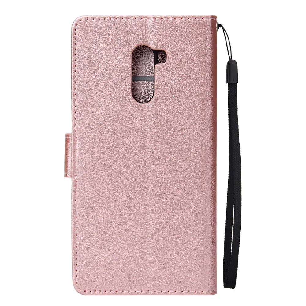 For Xiaomi Pocophone F1 Flip-type Leather Protective Phone Case with 3 Card Position Buckle Design Phone Cover  Rose gold