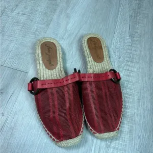 Free People Red Cabo Espadrilles Size 37
