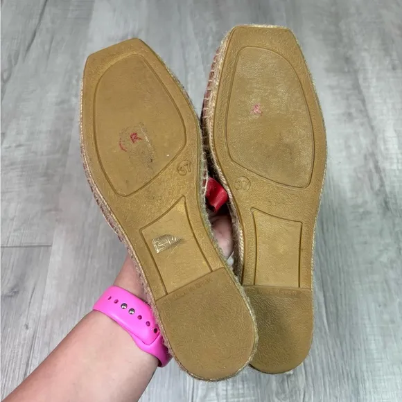 Free People Red Cabo Espadrilles Size 37