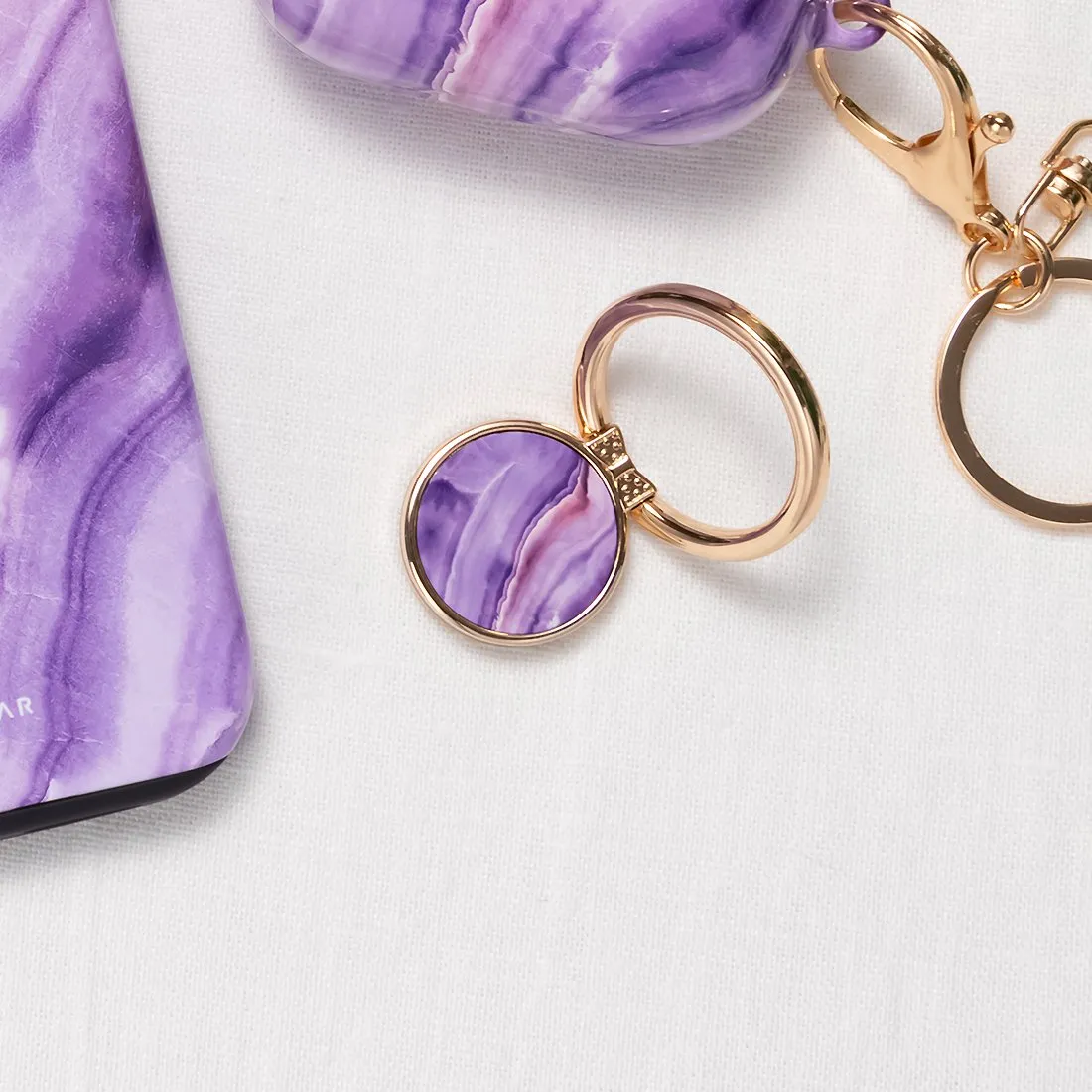 French Violet | Custom Phone Ring Holder  (Non-MagSafe)