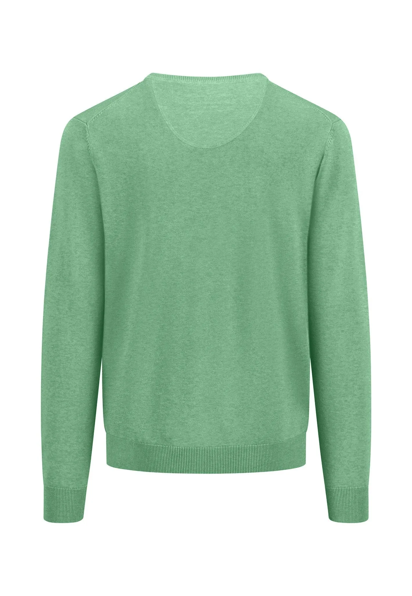 FYNCH HATTON V-Neck Sweater - Men's Fine Knit – Turf Green