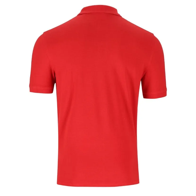 Gant Regular Fit Contrast Pique Golfer Fashion Red