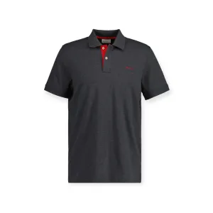Gant Regular Fit Contrast Pique Rugger Dark Grey