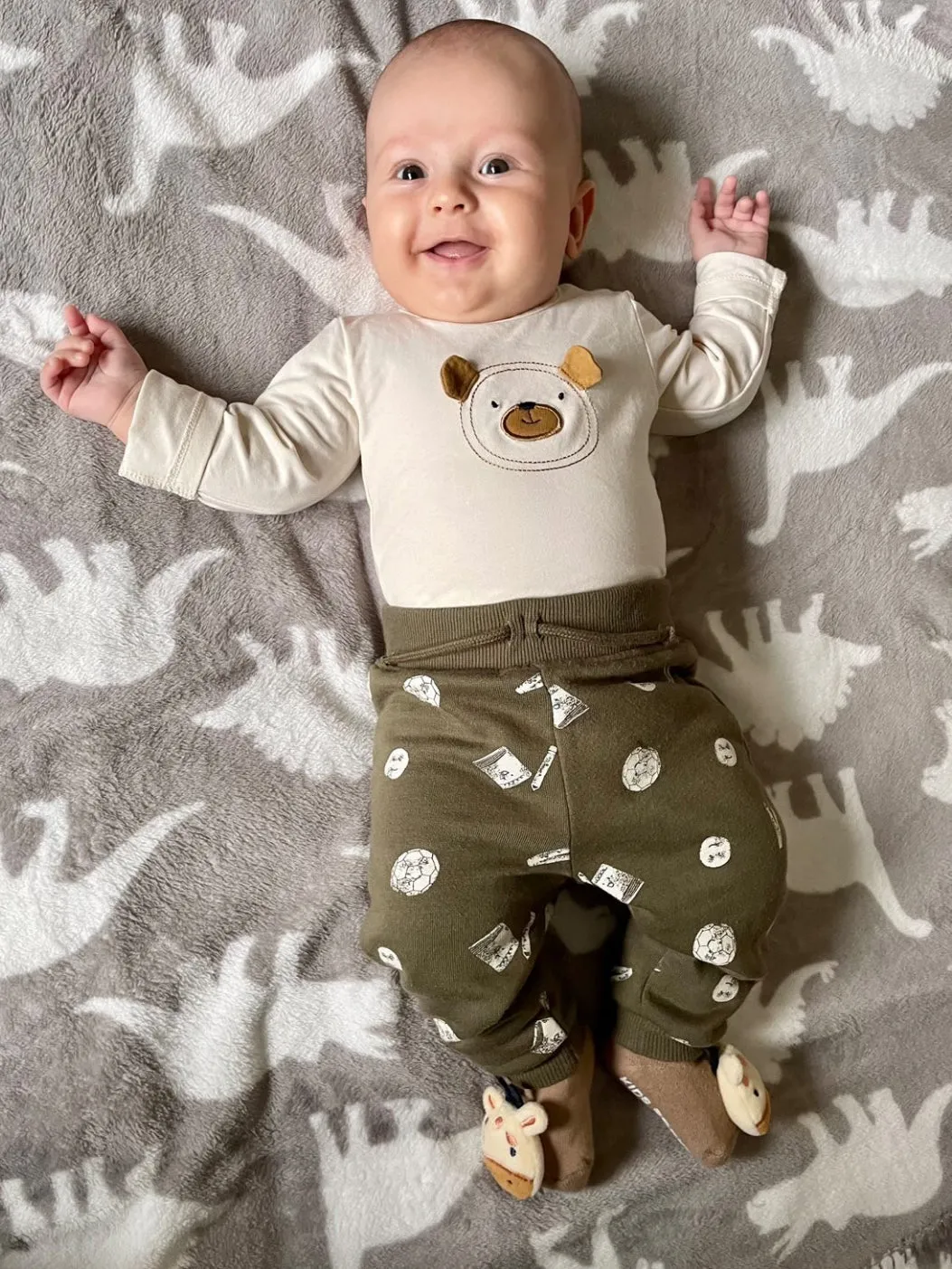Giraffe Baby Rattle Socks
