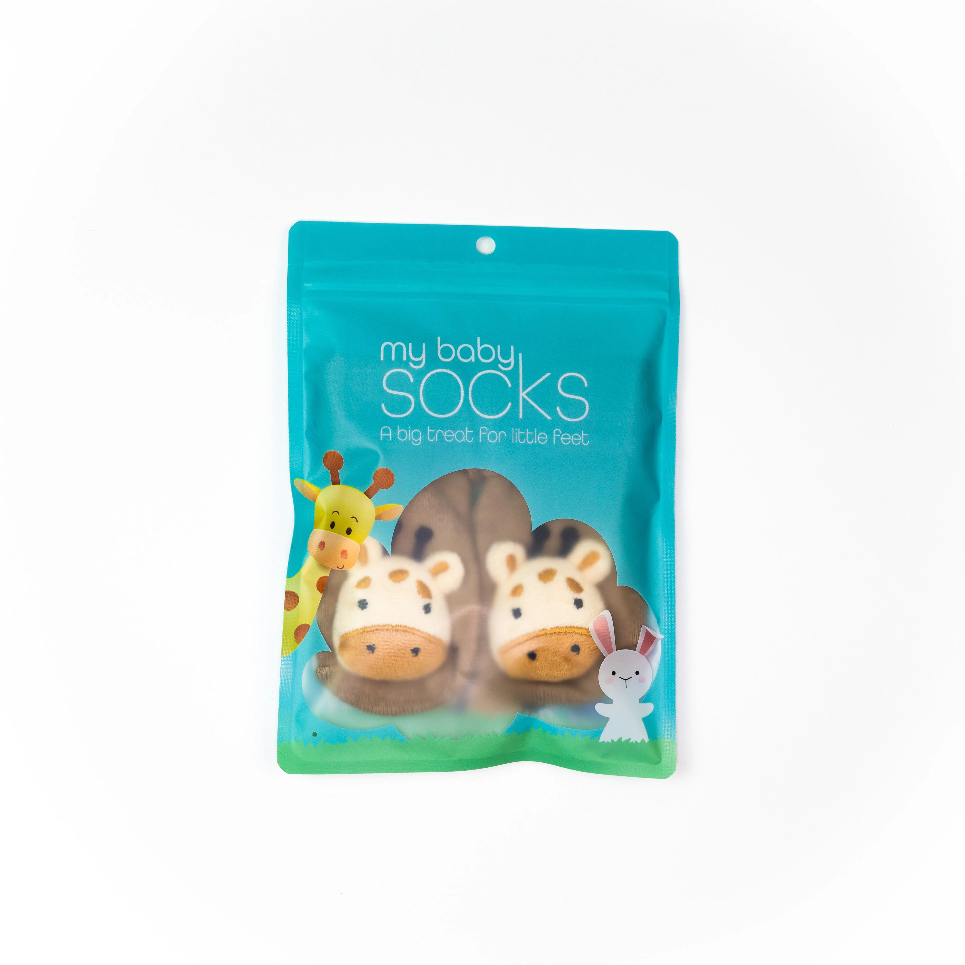 Giraffe Baby Rattle Socks