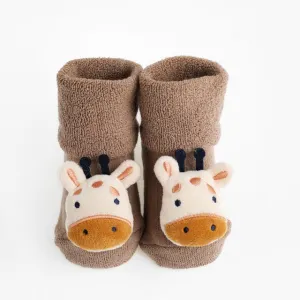 Giraffe Baby Rattle Socks