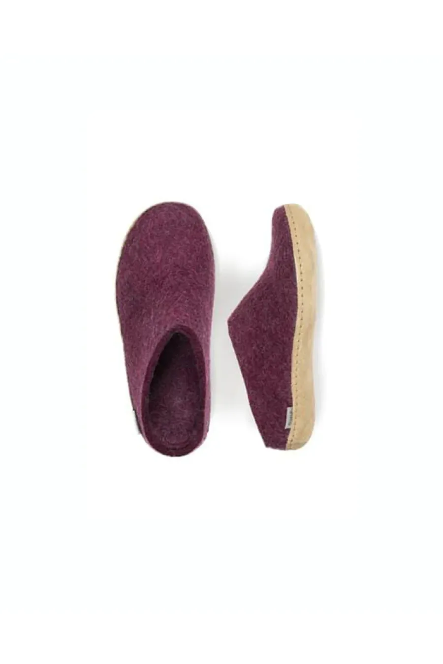 Glerups Slip-On - Leather - Cranberry