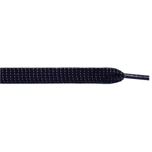 Glitter Flat 3/8" - Black (12 Pair Pack) Shoelaces