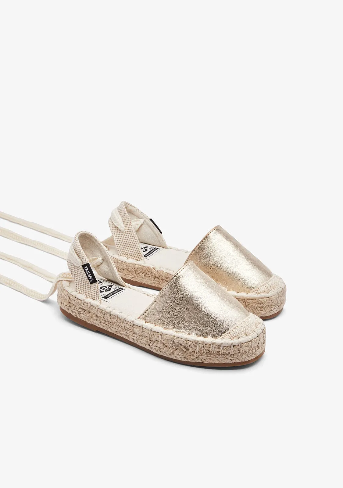 Gold Basic Espadrilles