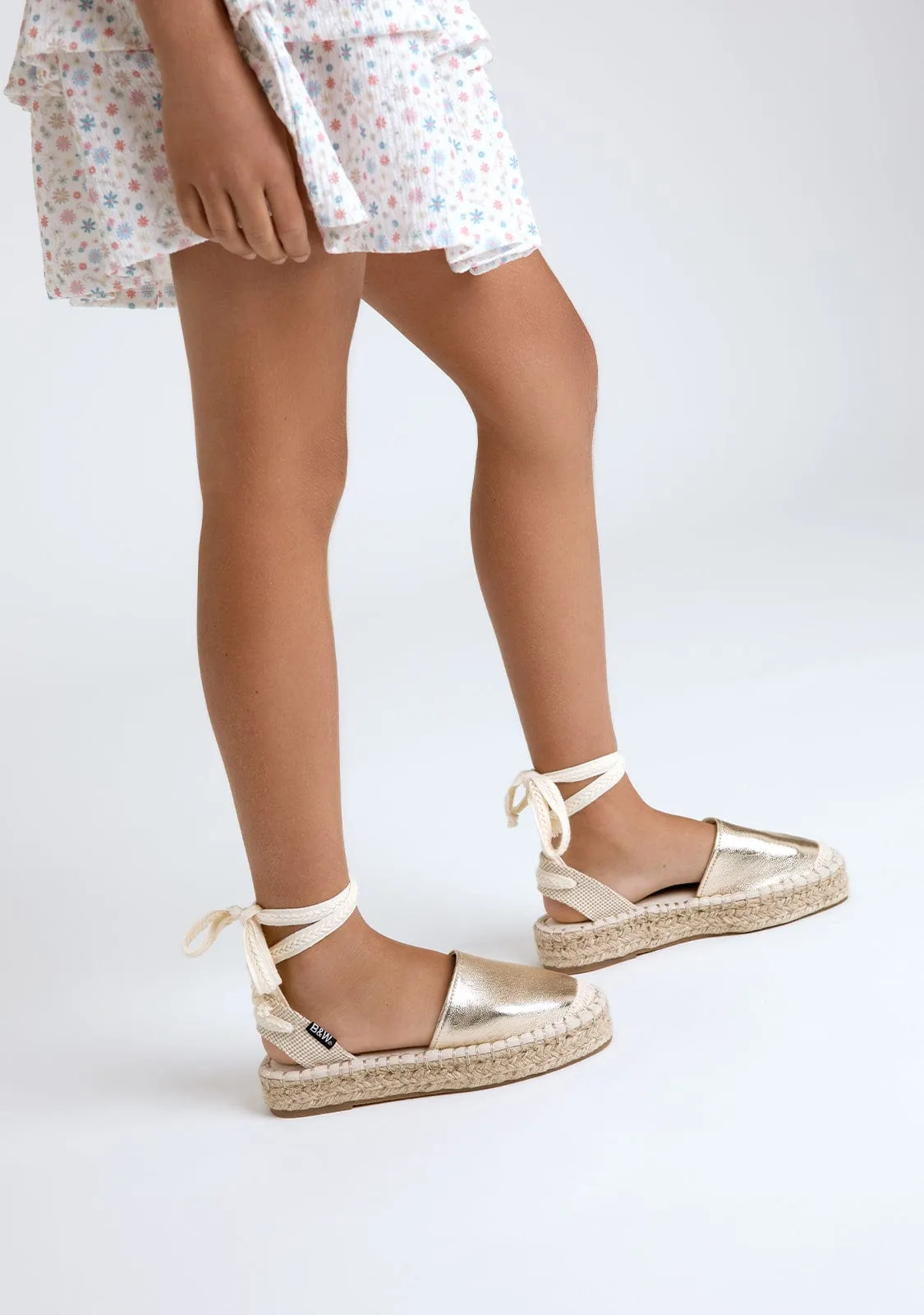 Gold Basic Espadrilles