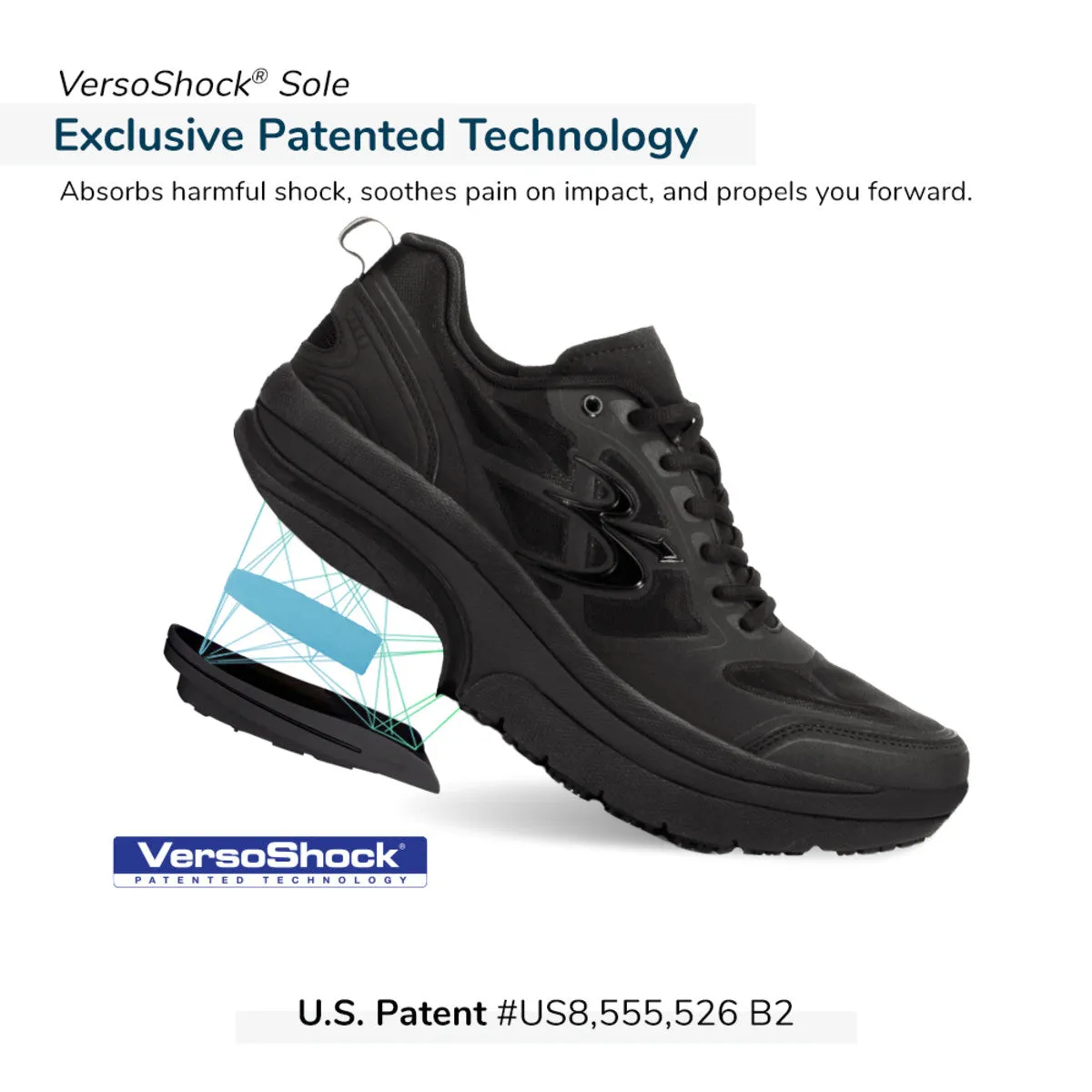 Gravity Defyer Men's Ion Black Athletic Shoes