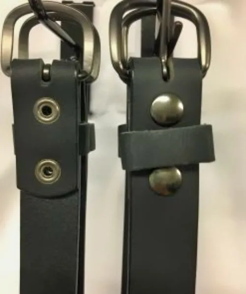 Handmade Men's Solid Leather Belts - 1 1/2 Inch, Sizes 60-64