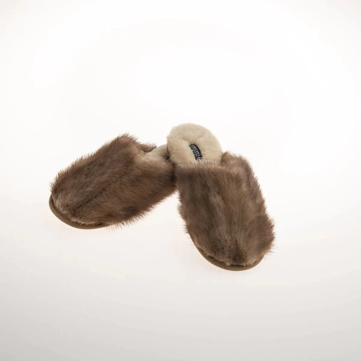 Harricana Women's Classic Mink Slippers