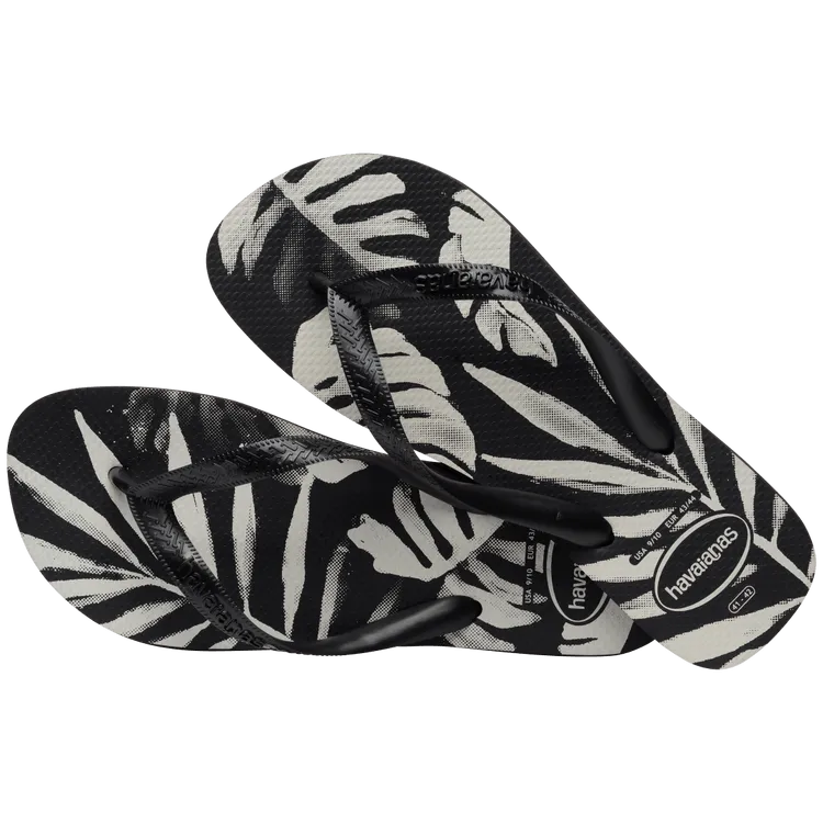 HAVAIANAS ALOHA BLACK BLACK