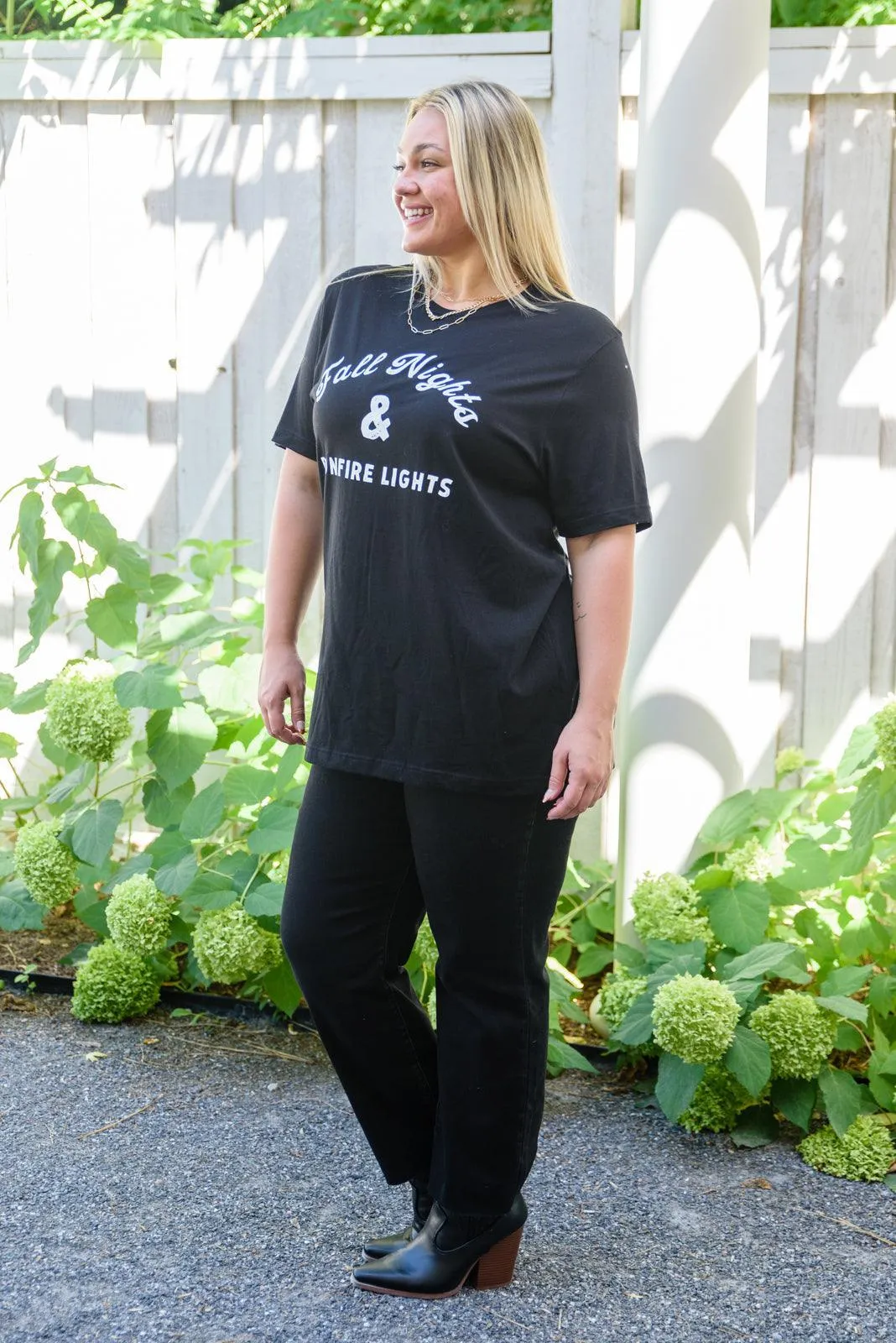Hazel Blues® | Fall Nights Graphic T-Shirt