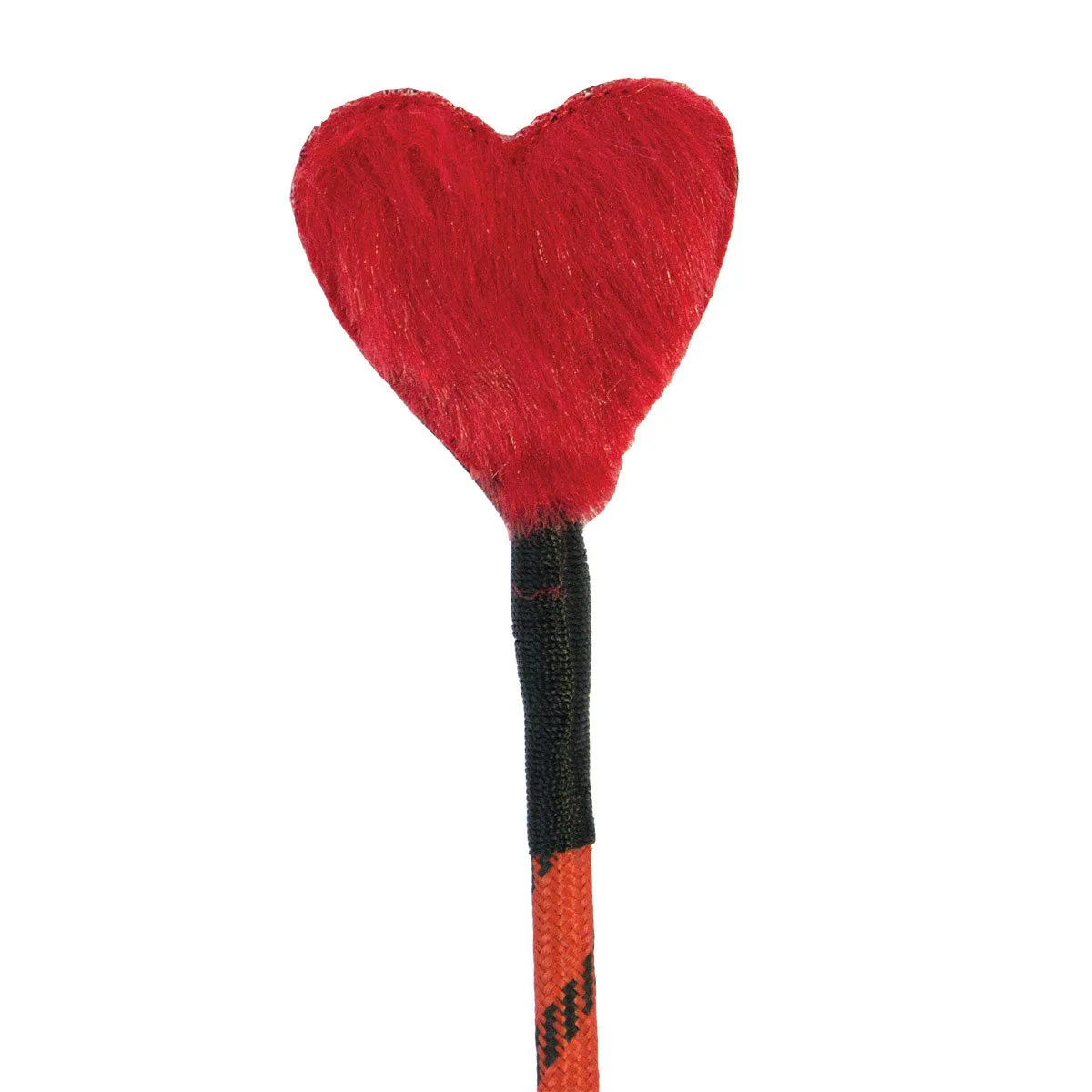 Heart Fluff Tip Crop In Red