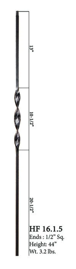 HF 16.1.5 Single Ribbon Iron Baluster