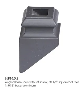 HF 16.3.2 Angled Base Shoe With Set Screw