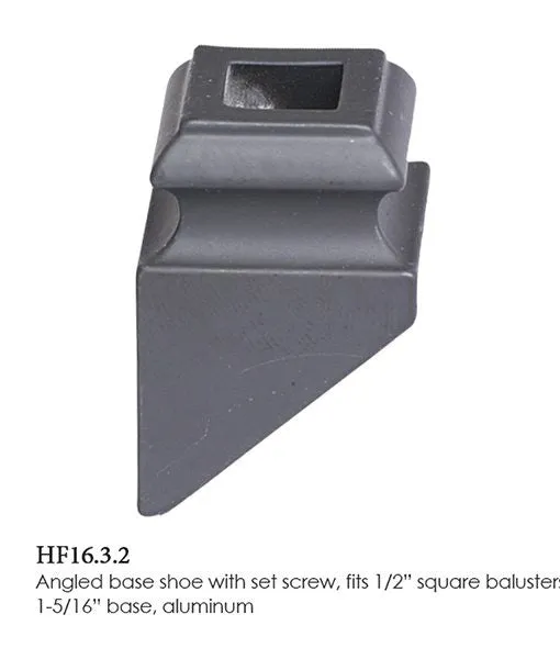 HF 16.3.2 Angled Base Shoe With Set Screw