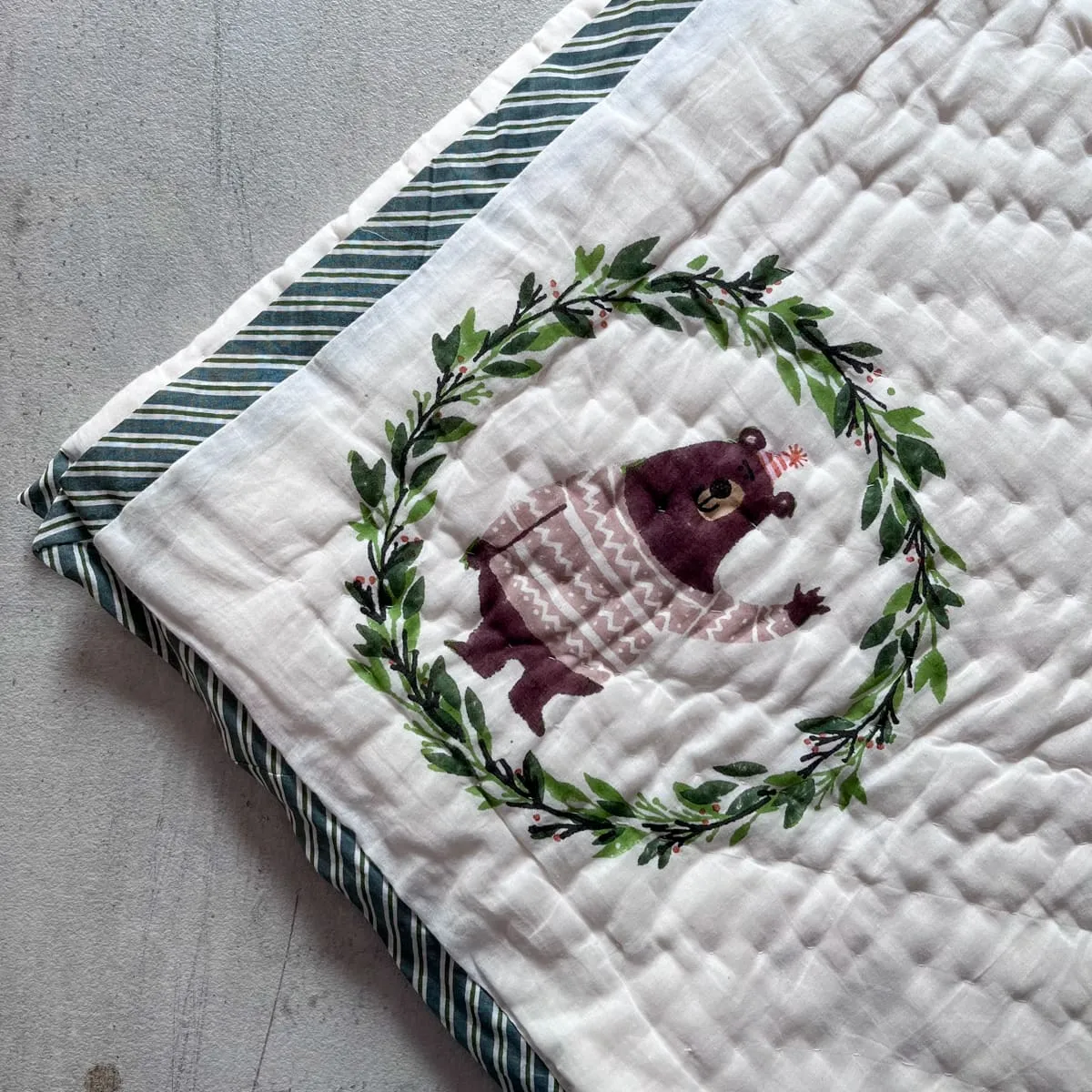 Home Artisan Theodore Hand Block Print Cotton Quilt Set