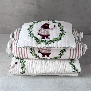 Home Artisan Theodore Hand Block Print Cotton Quilt Set
