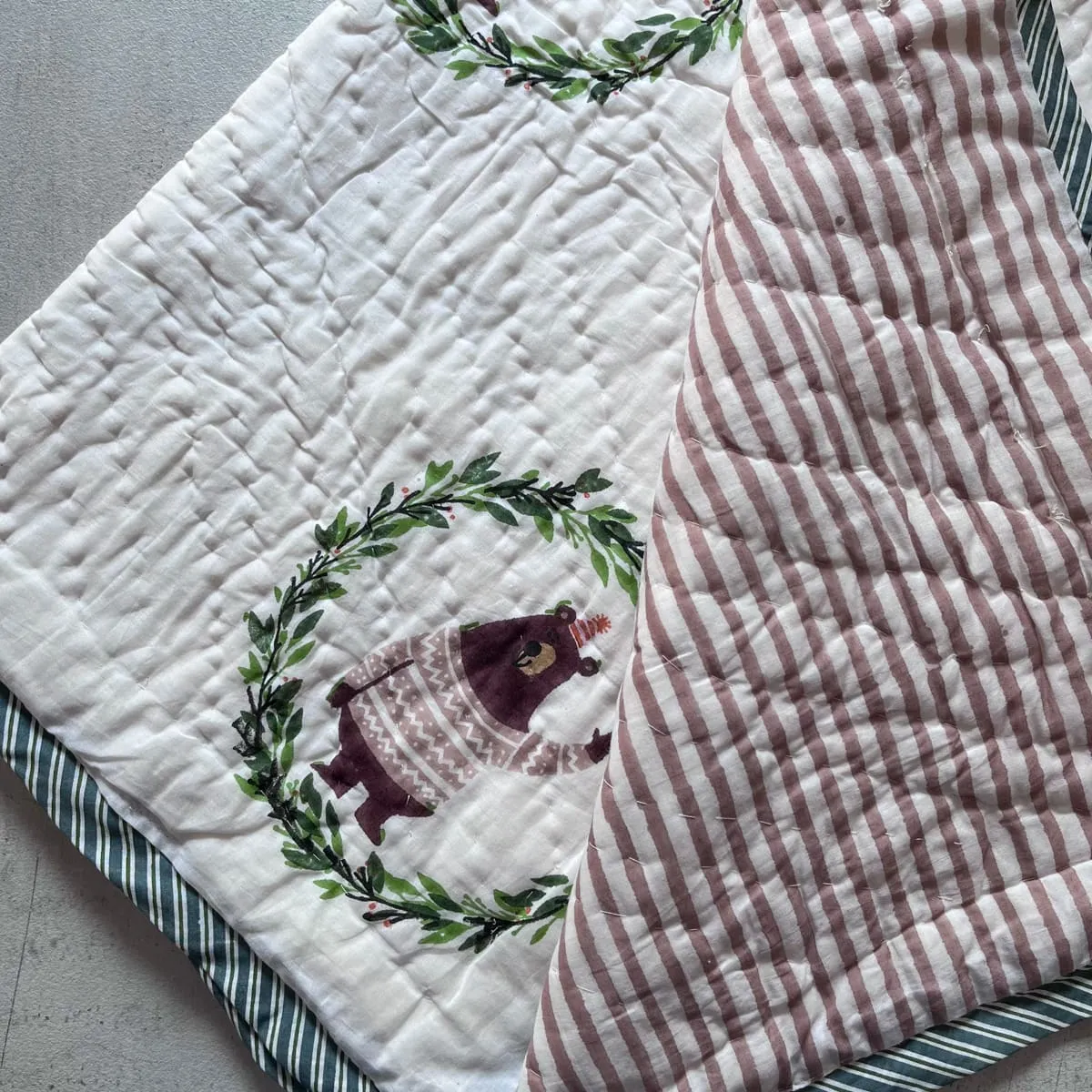 Home Artisan Theodore Hand Block Print Cotton Quilt Set