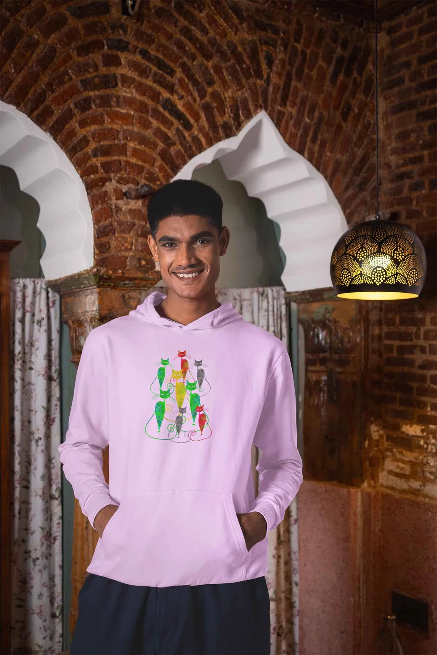 Hoodie (Men) - Sassy Kitties (3 Colours)