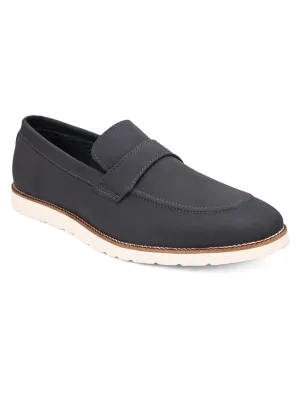 Hydes N Hues Men Blue Slip-On Casual Shoes
