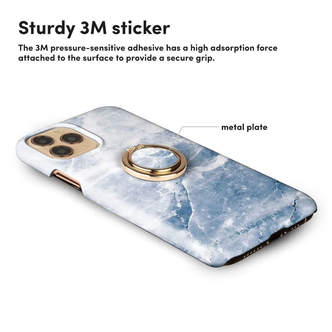 Icy | Custom Phone Ring Holder  (Non-MagSafe)