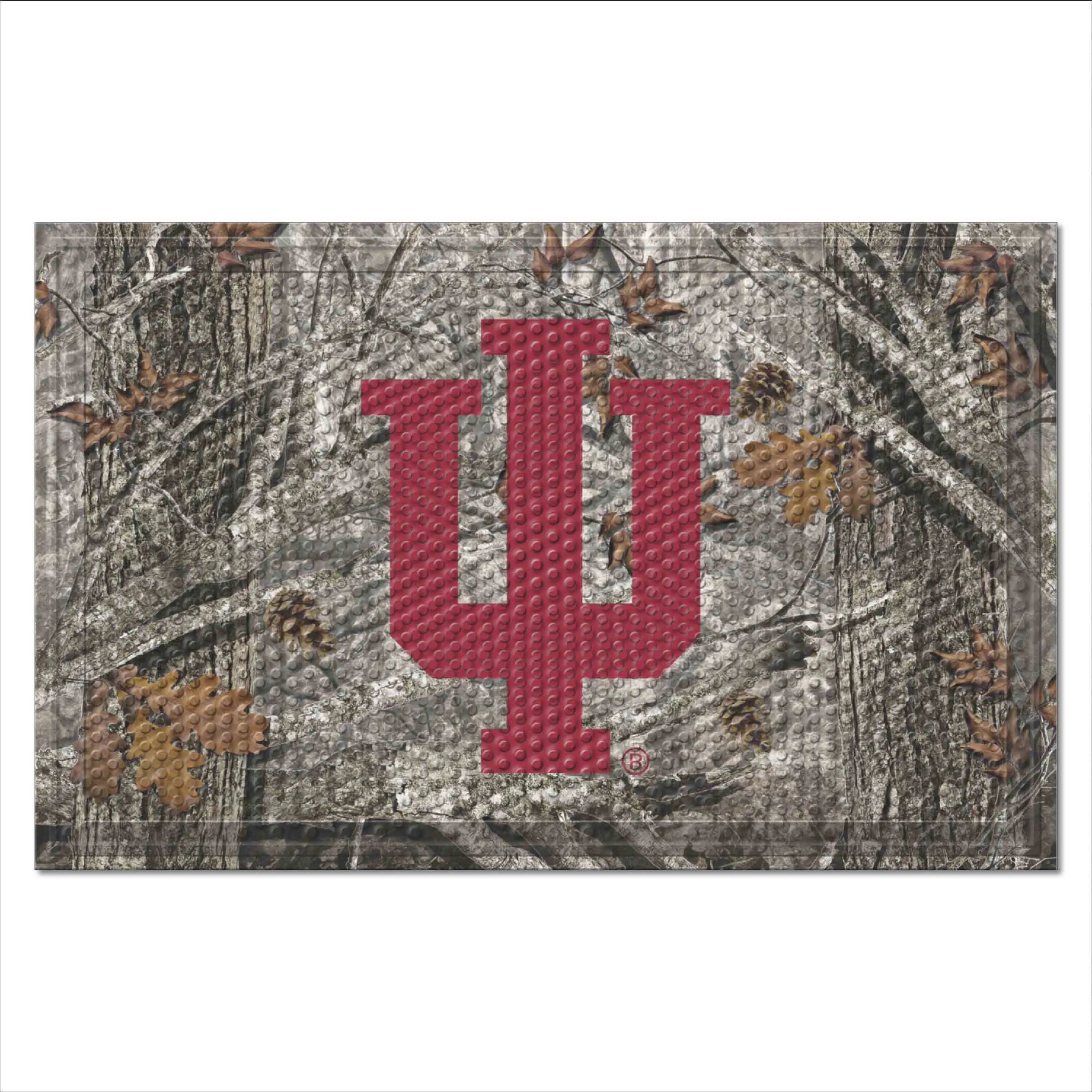 Indiana University Camo Scraper Mat