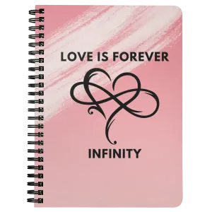 Infinity Love Writing Spiralbound Journal, Love Notes, 2021 for Women