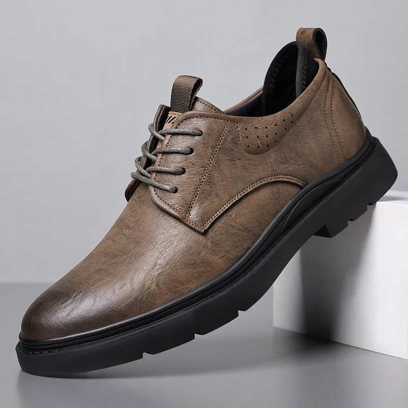 INSTOCK- Men's casual retro leather shoes