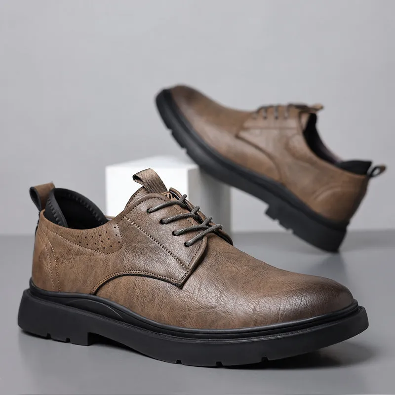 INSTOCK- Men's casual retro leather shoes