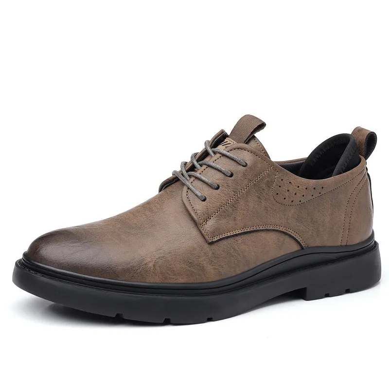 INSTOCK- Men's casual retro leather shoes