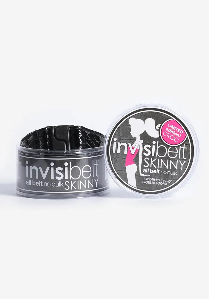 Invisibelt Black Croc