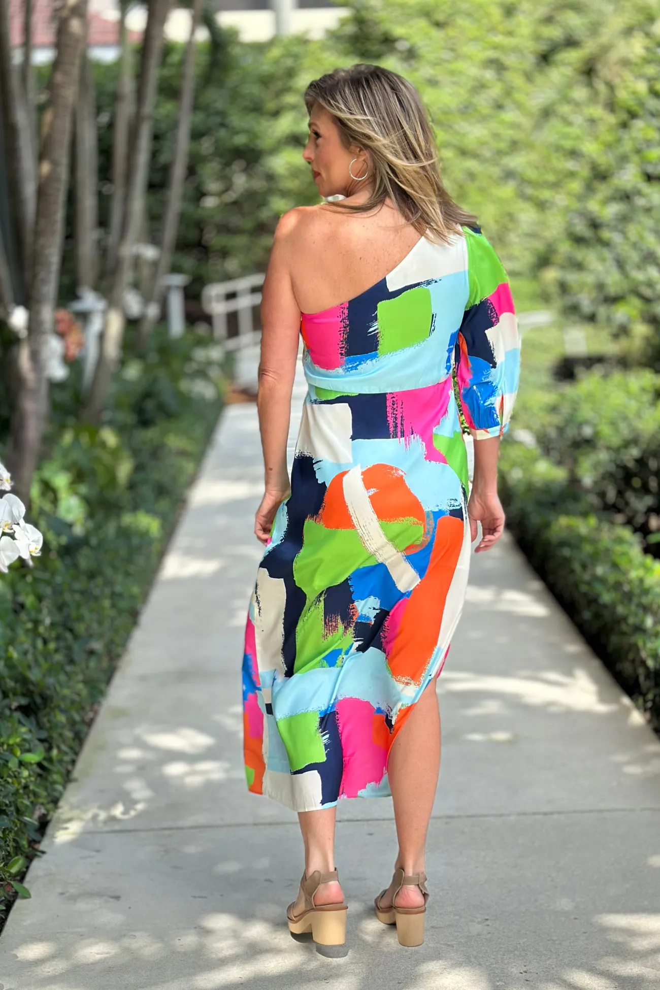 Jade Melody Tam Brushed One Shoulder Maxi Dress