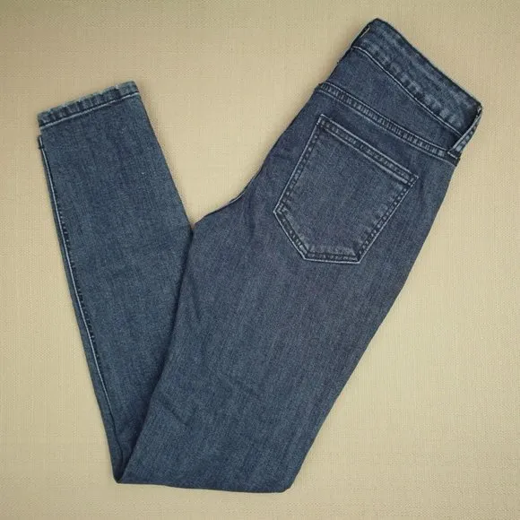 JBD Just Black Denim Skinny Jeans Women's Size 24 Side Seam Medium Wash NWT