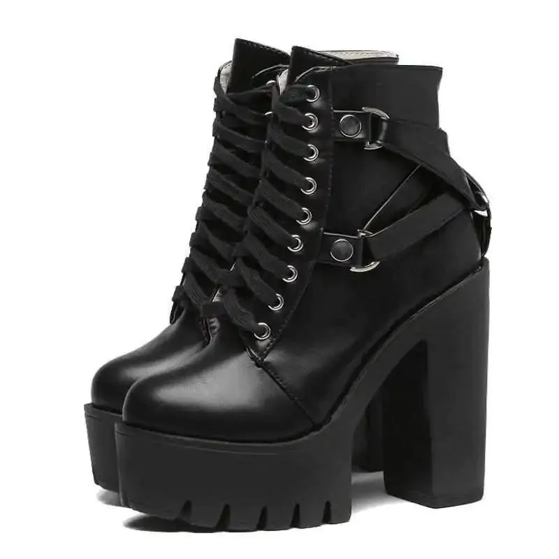 Jessica Platform Boot Heels
