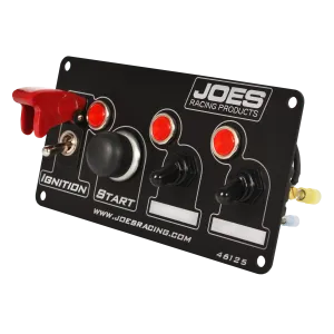 JOES Racing Switch Panel: Ignition, Start, 2 Accessory w/ Lights