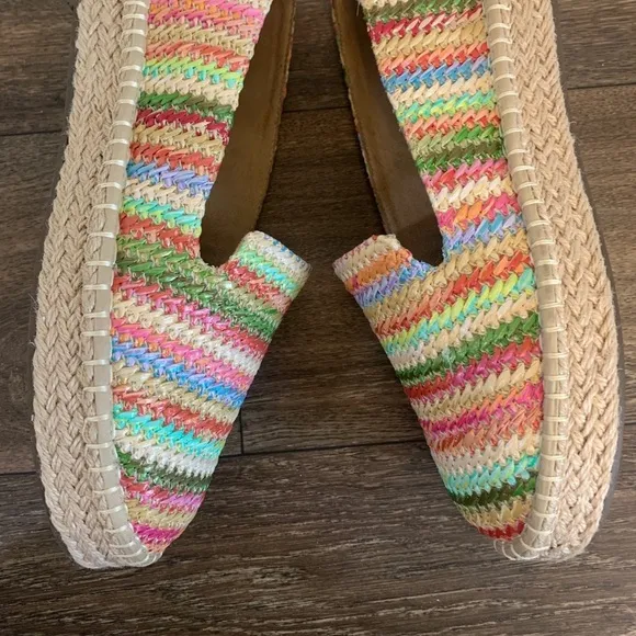 Joie Cara Multicored Raffia Espadrilles