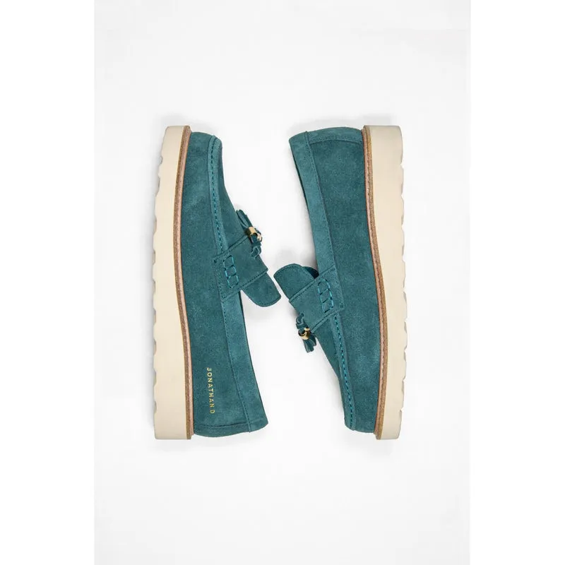 Jonathan D Tassel shoe- teal