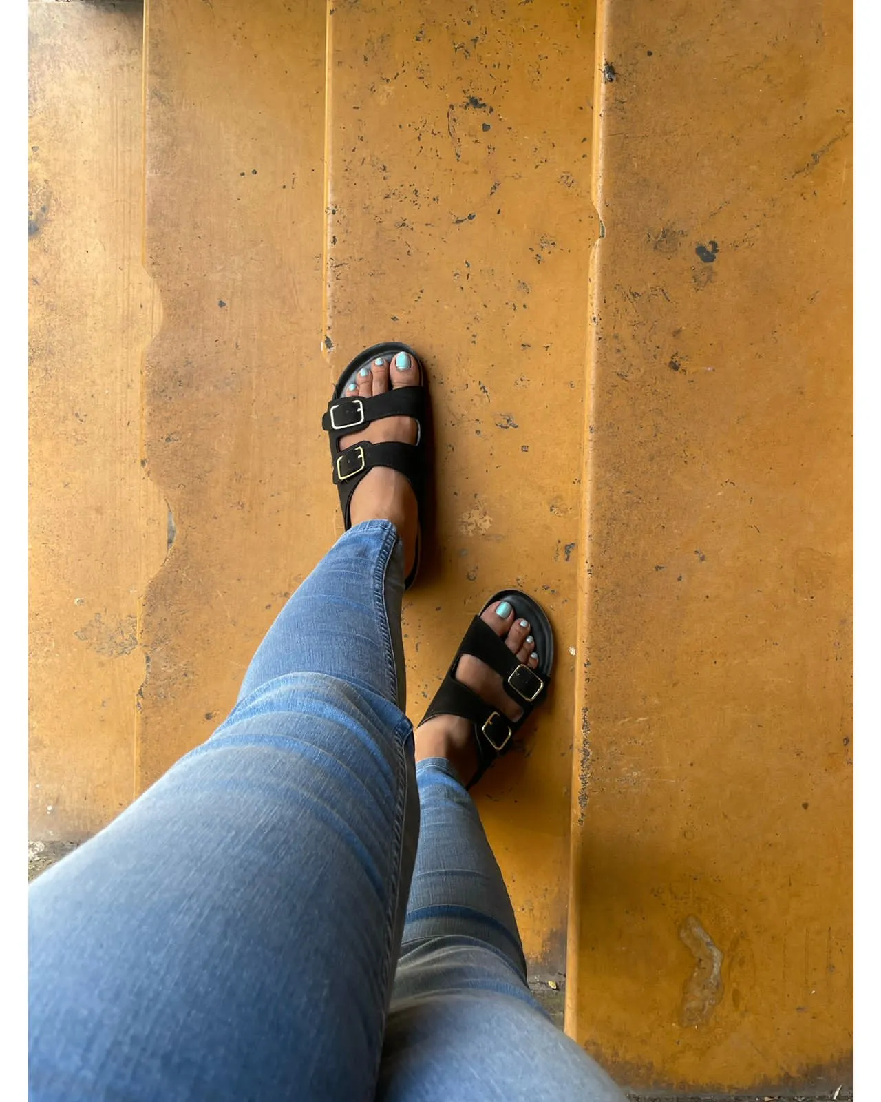 Jorain Black Suede Comfort Slipons