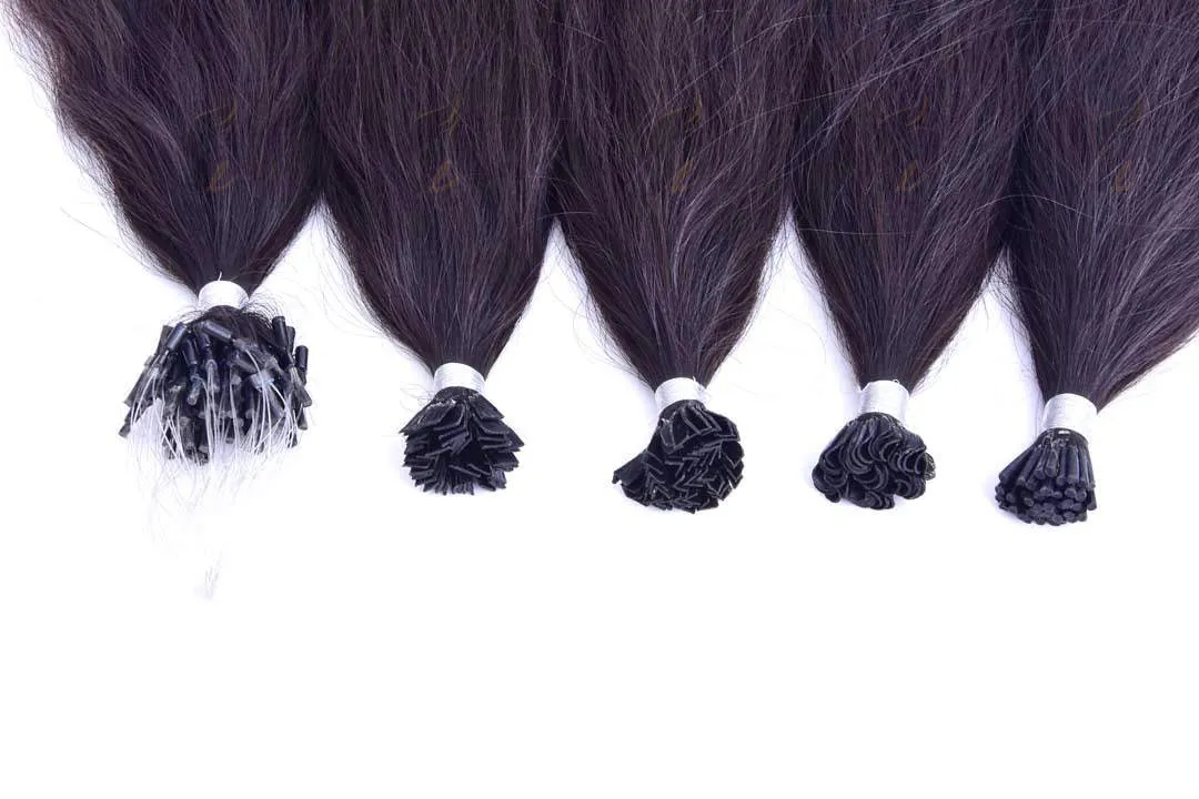 Keratin Tips (Flat Tips) - Natural Wavy