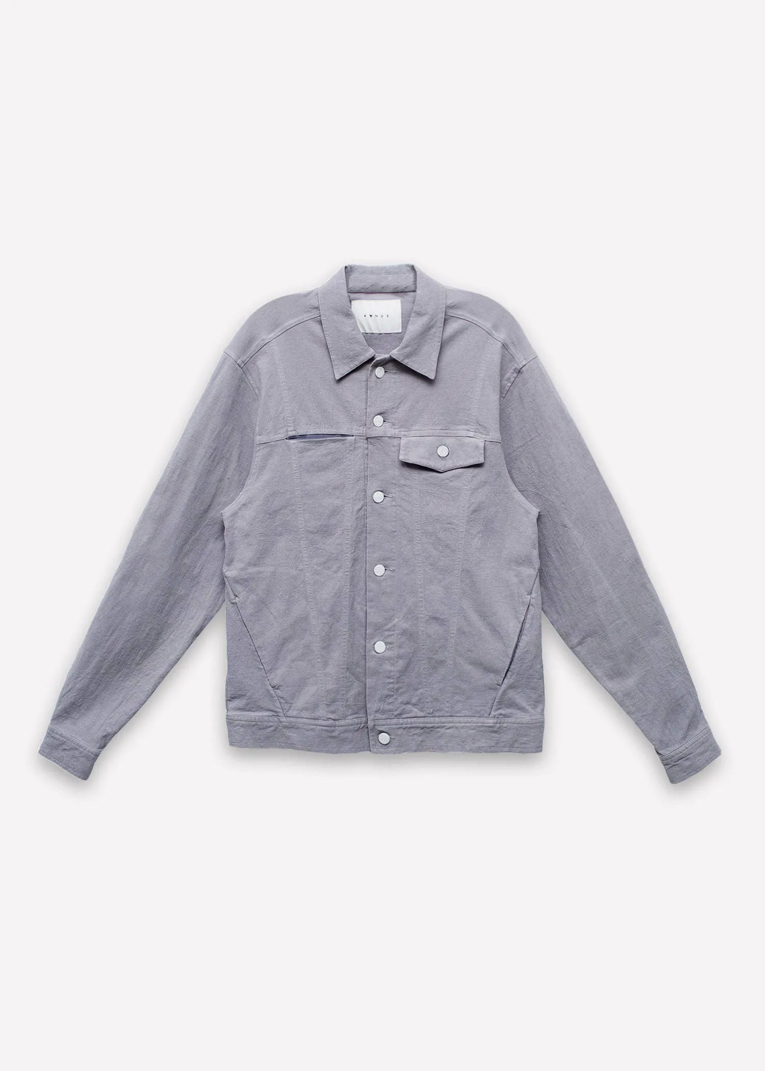 Konus Men's Trucker Jacket In Grey
