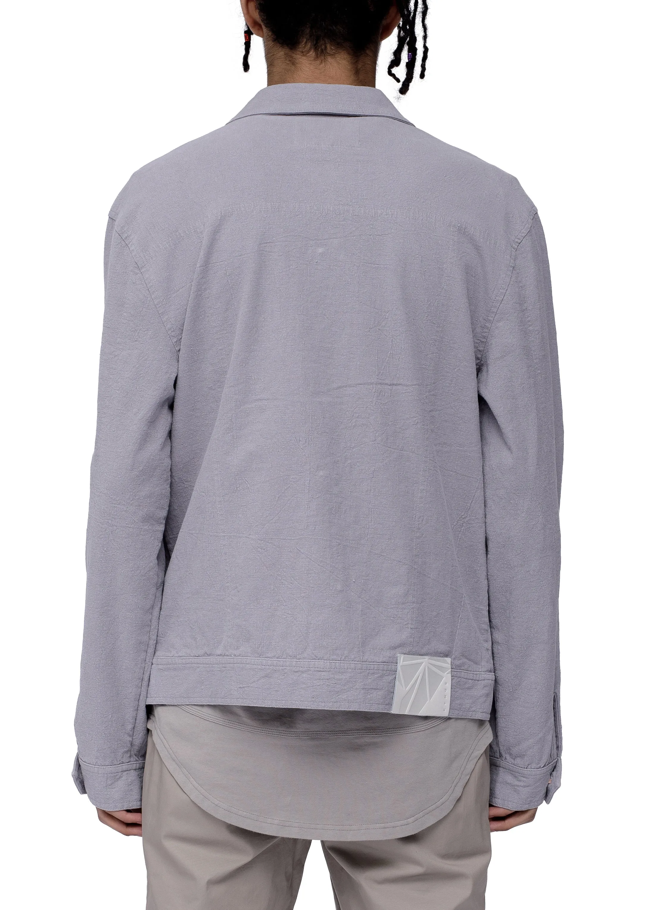 Konus Men's Trucker Jacket In Grey