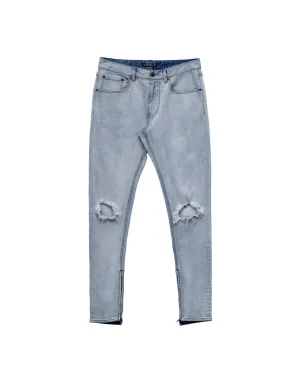 Konus Men's Washed Out Slim Fit Denim